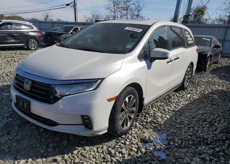 2022 Honda Odyssey Exl из США, поврежденный, VIN 5FNRL6H71NB023976